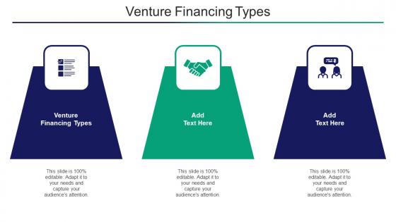 Venture Financing Types Ppt Powerpoint Presentation Ideas Brochure Cpb