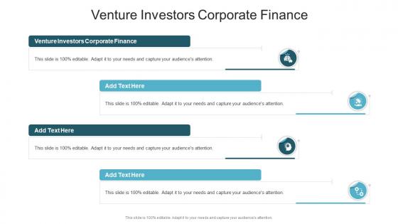 Venture Investors Corporate Finance In Powerpoint And Google Slides Cpb