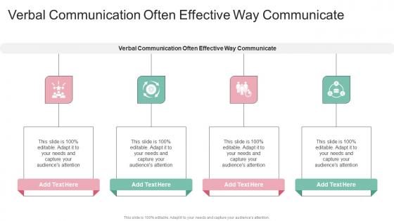 Verbal Communication Often Effective Way Communicate In Powerpoint And Google Slides Cpb