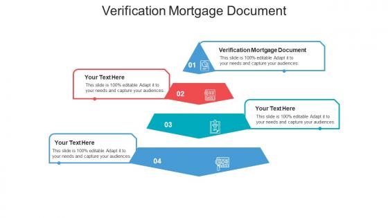 Verification mortgage document ppt powerpoint presentation model graphics cpb