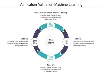Verification validation machine learning ppt powerpoint presentation file slide portrait cpb