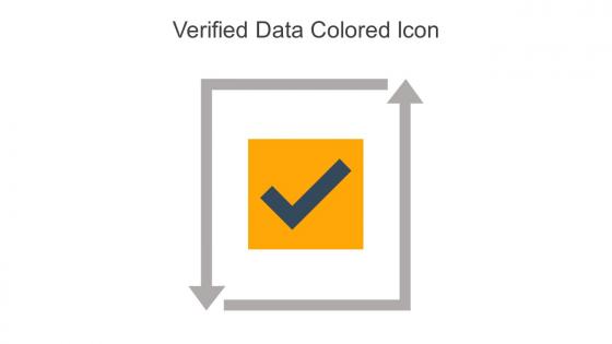 Verified Data Colored Icon In Powerpoint Pptx Png And Editable Eps Format