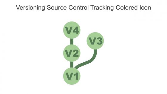 Versioning Source Control Tracking Colored Icon In Powerpoint Pptx Png And Editable Eps Format
