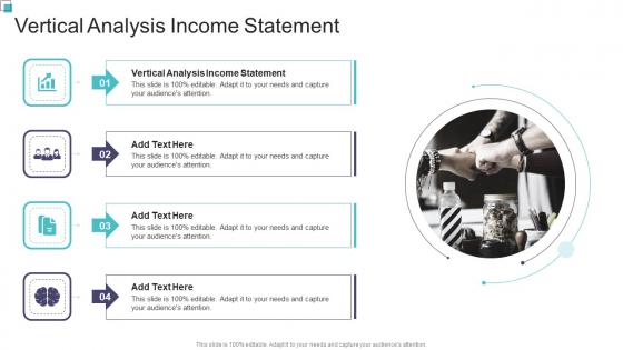Vertical Analysis Income Statement In Powerpoint And Google Slides Cpb