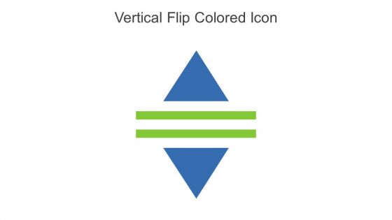 Vertical Flip Colored Icon In Powerpoint Pptx Png And Editable Eps Format