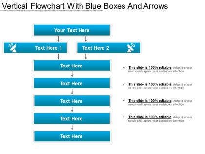 Vertical flowchart with blue boxes and arrows