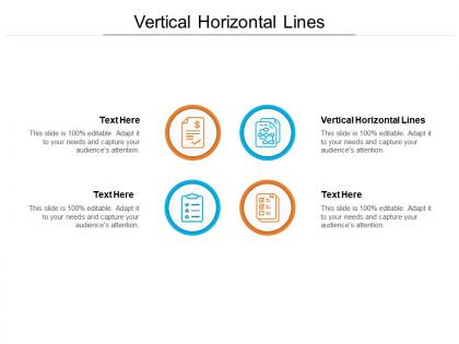 Vertical horizontal lines ppt powerpoint presentation portfolio graphics template cpb