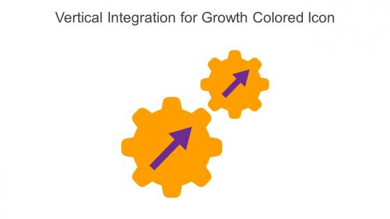 Vertical Integration For Growth Colored Icon In Powerpoint Pptx Png And Editable Eps Format