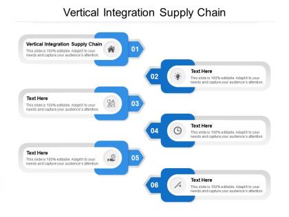 Vertical integration supply chain ppt powerpoint presentation visual aids backgrounds cpb