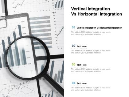 Vertical integration vs horizontal integration ppt powerpoint presentation background designs cpb