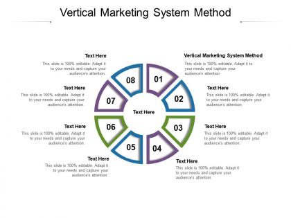 Vertical marketing system method ppt powerpoint presentation introduction cpb