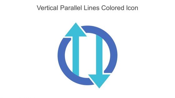 Vertical Parallel Lines Colored Icon In Powerpoint Pptx Png And Editable Eps Format