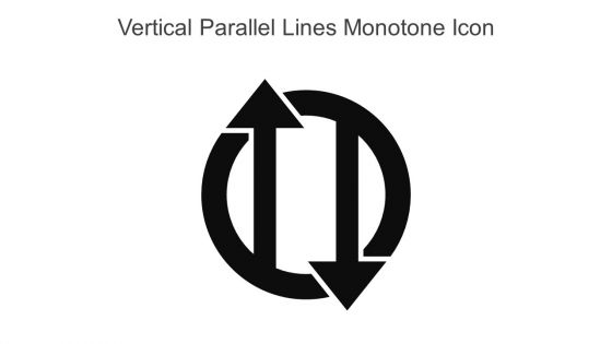 Vertical Parallel Lines Monotone Icon In Powerpoint Pptx Png And Editable Eps Format