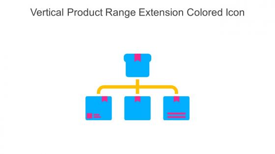 Vertical Product Range Extension Colored Icon Icon In Powerpoint Pptx Png And Editable Eps Format