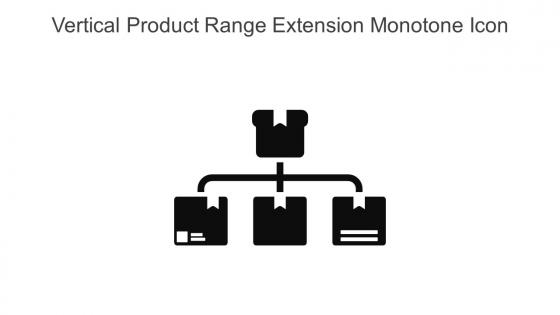 Vertical Product Range Extension Monotone Icon Icon In Powerpoint Pptx Png And Editable Eps Format