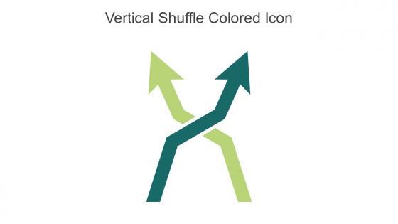 Vertical Shuffle Colored Icon In Powerpoint Pptx Png And Editable Eps Format