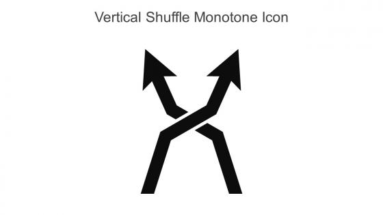 Vertical Shuffle Monotone Icon In Powerpoint Pptx Png And Editable Eps Format