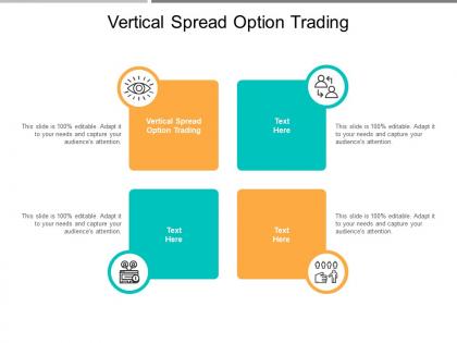 Vertical spread option trading ppt powerpoint presentation inspiration information cpb