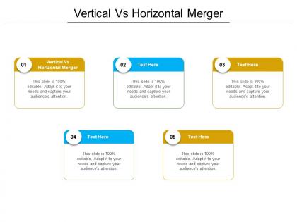 Vertical vs horizontal merger ppt powerpoint presentation icon objects cpb