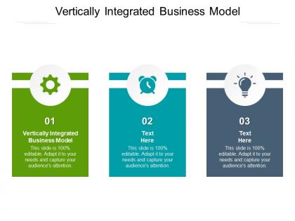 Vertically integrated business model ppt powerpoint presentation portfolio slides cpb