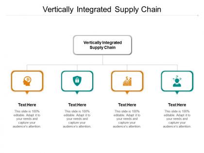Vertically integrated supply chain ppt powerpoint presentation layouts smartart cpb