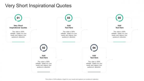 Very Short Inspirational Quotes In Powerpoint And Google Slides Cpb
