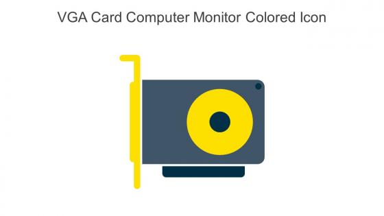 VGA Card Computer Monitor Colored Icon In Powerpoint Pptx Png And Editable Eps Format