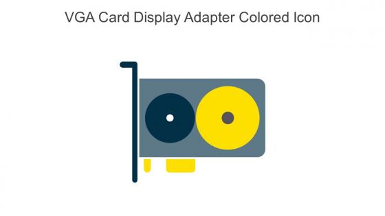 VGA Card Display Adapter Colored Icon In Powerpoint Pptx Png And Editable Eps Format