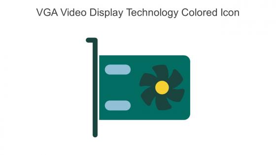 VGA Video Display Technology Colored Icon In Powerpoint Pptx Png And Editable Eps Format
