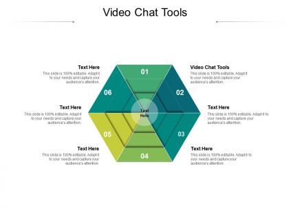 Video chat tools ppt powerpoint presentation ideas outline cpb
