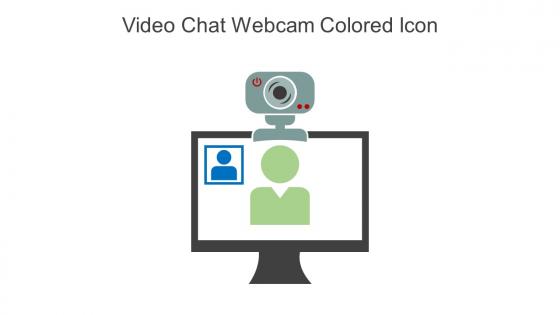 Video Chat Webcam Colored Icon In Powerpoint Pptx Png And Editable Eps Format