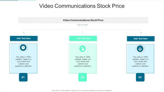 Video Communications Stock Price In Powerpoint And Google Slides Cpb