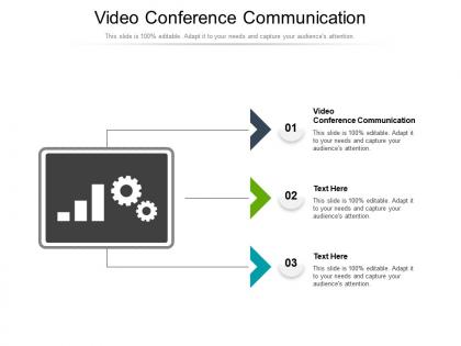 Video conference communication ppt powerpoint presentation file layout ideas cpb