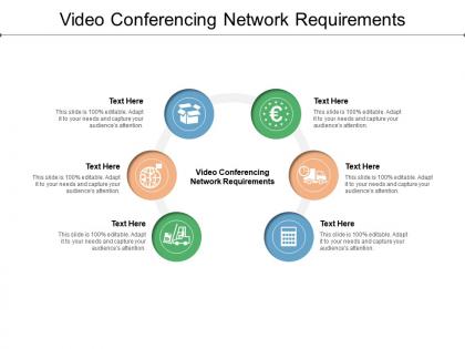 Video conferencing network requirements ppt powerpoint presentation outline picture cpb