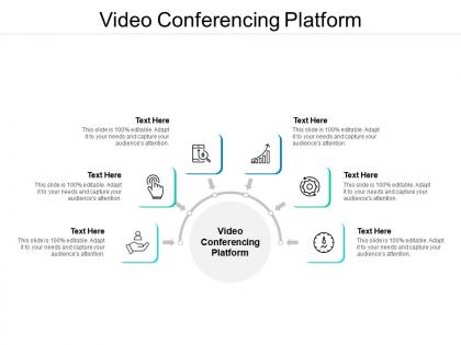 Video conferencing platform ppt powerpoint presentation inspiration layouts cpb