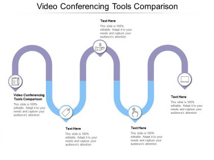Video conferencing tools comparison ppt powerpoint presentation summary graphics cpb