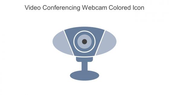 Video Conferencing Webcam Colored Icon In Powerpoint Pptx Png And Editable Eps Format