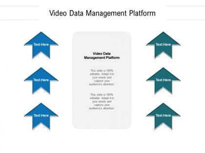 Video data management platform ppt powerpoint presentation infographic template design templates cpb