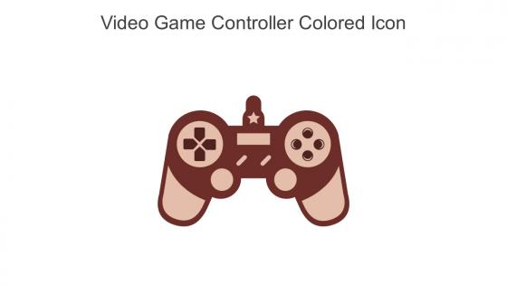 Video Game Controller Colored Icon In Powerpoint Pptx Png And Editable Eps Format