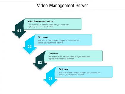 Video management server ppt powerpoint presentation file visuals cpb