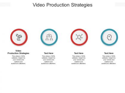 Video production strategies ppt powerpoint presentation portfolio designs cpb