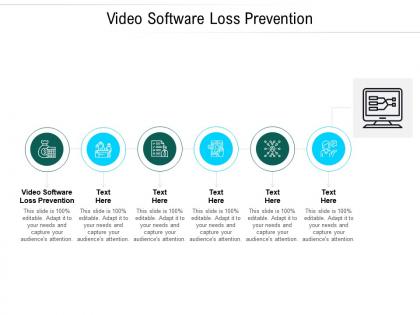 Video software loss prevention ppt powerpoint presentation infographic template microsoft cpb