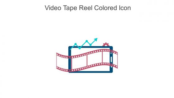 Video Tape Reel Colored Icon In Powerpoint Pptx Png And Editable Eps Format