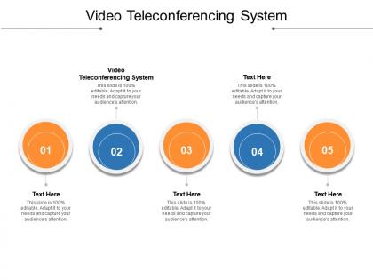 Video teleconferencing system ppt powerpoint presentation portfolio examples cpb