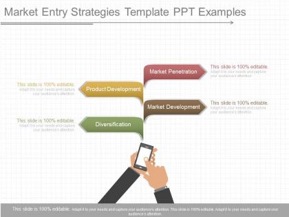 View market entry strategies template ppt examples
