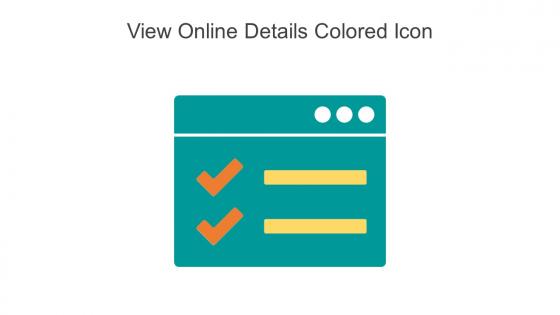View Online Details Colored Icon Powerpoint Pptx Png And Editable Eps Format