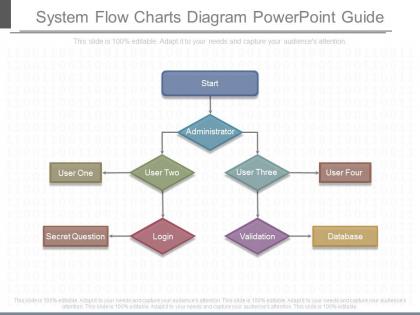 View system flow charts diagram powerpoint guide