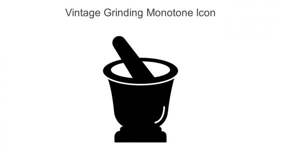Vintage Grinding Monotone Icon In Powerpoint Pptx Png And Editable Eps Format