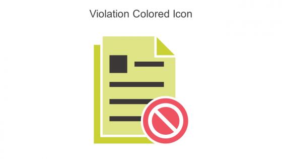 Violation Colored Icon In Powerpoint Pptx Png And Editable Eps Format