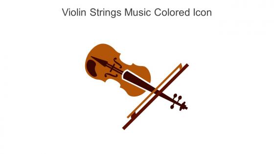 Violin Strings Music Colored Icon In Powerpoint Pptx Png And Editable Eps Format